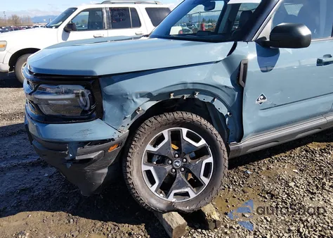 2021 Ford Bronco Sport Outer Banks from USA, damaged, VIN 3FMCR9C65MRA95387